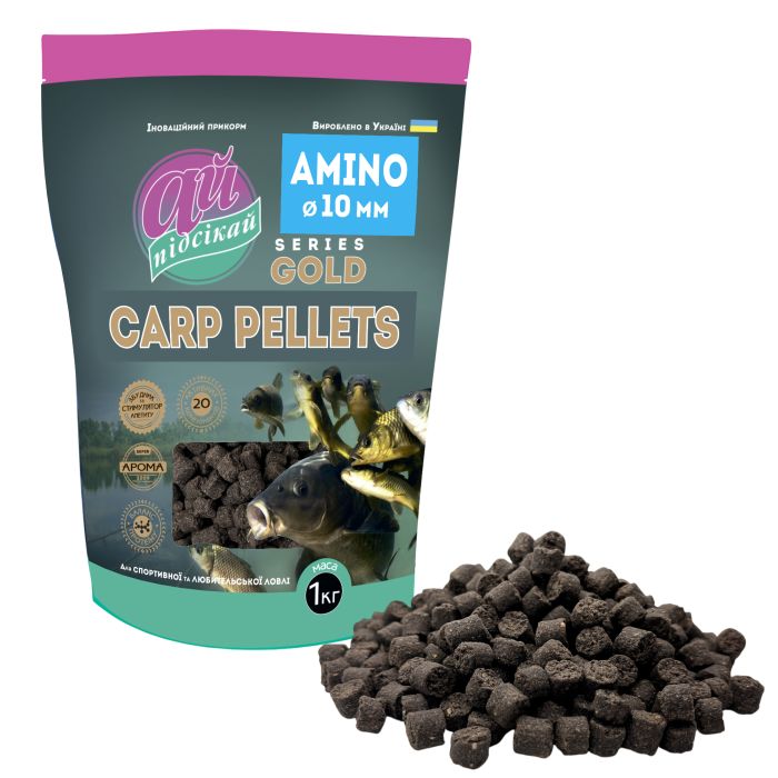 Carp Pellets Ай підсікай, Amino / аміно 10 мм. 1000 грам