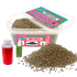 Method mix BIG BOX 3 IN 1 Халібут полуниця Ø 3.0 мм, (pellets 1500г+ліквід 250ml+флюрогель 50ml)