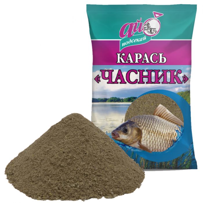 Прикормка Ай підсікай Карась часник 1000 г