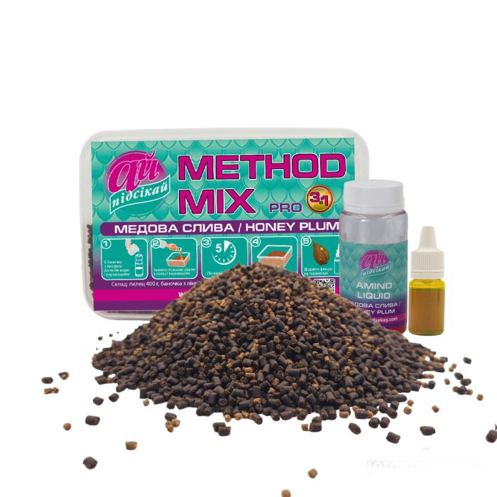 Пелець Ай підсікай Method mix Pro 3 in 1 медова слива 2 мм 400 г